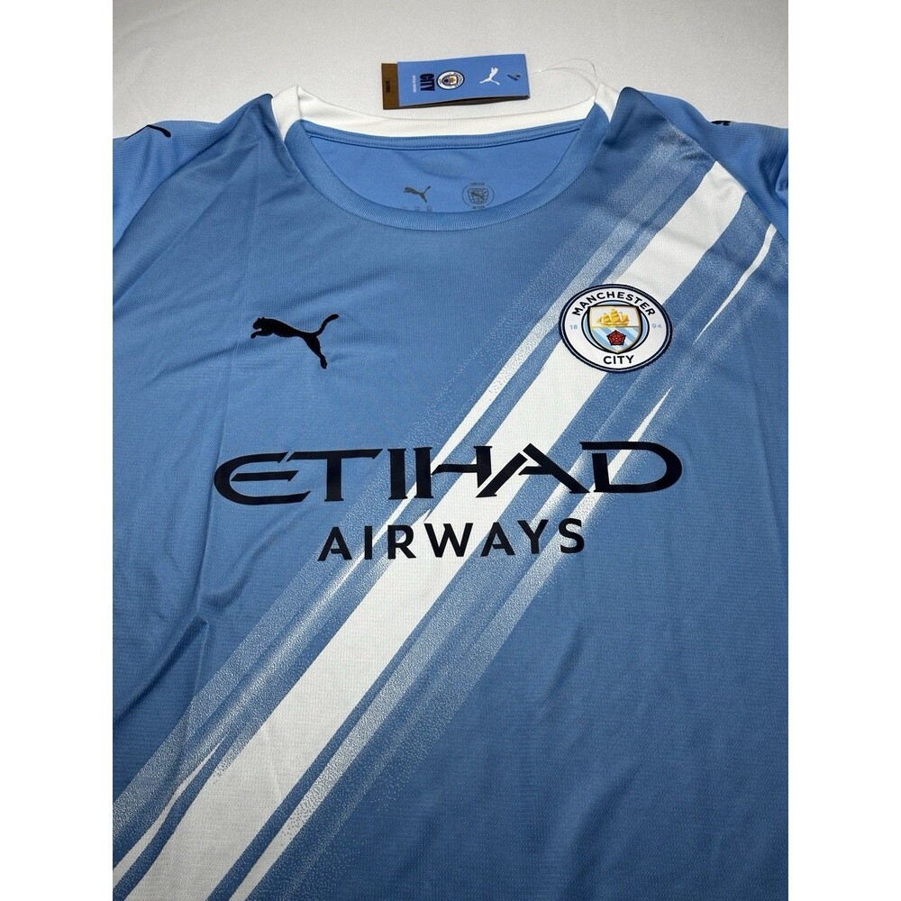 Puma Manchester City Home Jersey Mens Size XXL 2XL Authentic 780338 NWT New - Picture 2 of 15